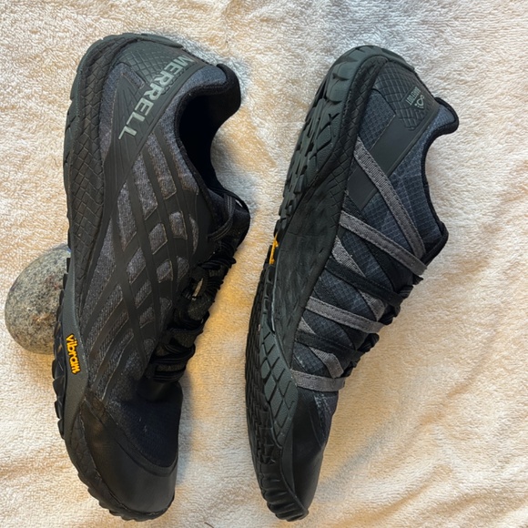 Merrell Trail Glove 4 Barefoot Running Shoes Mens 10 Black Minimalist Vibram - Picture 15 of 16